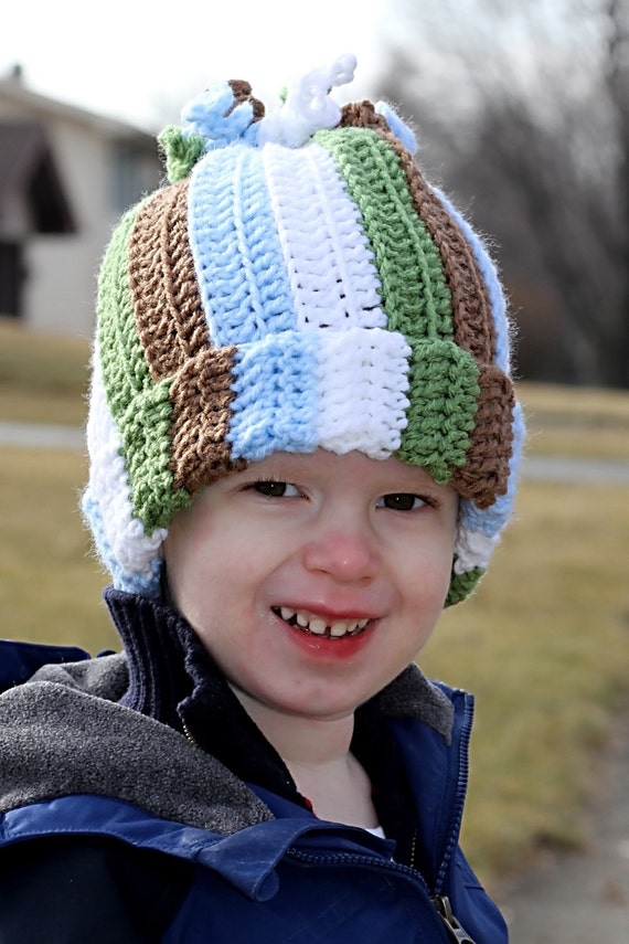 Items similar to Boy Curly Corkscrew Hat Size 6-12 MO on Etsy