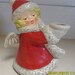 Goebel Christmas Angel Figurine Candle Holder, c.1975