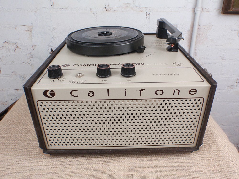 Vintage Califone 1430 K Portable Record Player