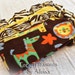 Safari Animal Baby Blanket....Luxurious Minky and Yellow Flannel Baby Blanket.................Ready to ship