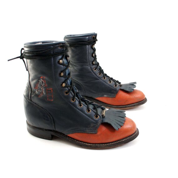 lace up ropers