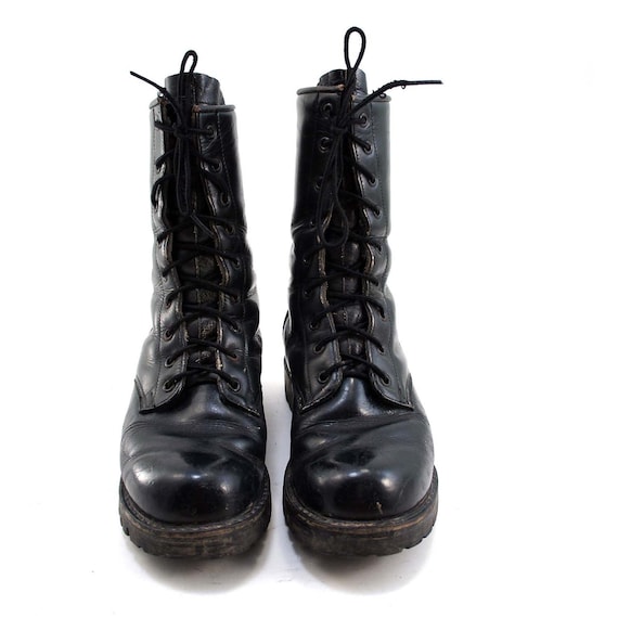 70's Winter Combat Boots with Fleece Lining for a