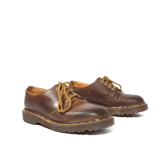 Vintage Dr Marten Shoes Brown Lace Up Oxfords in Women�s
