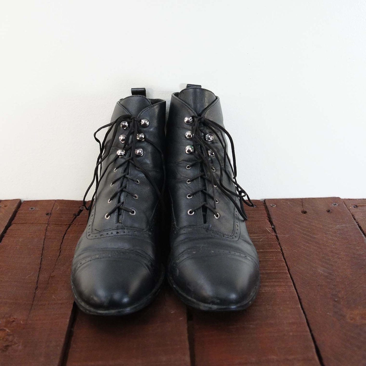 oxford ankle booties