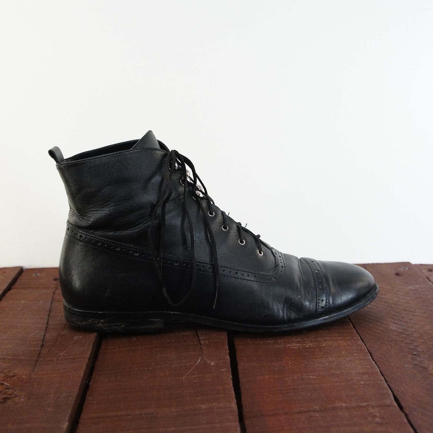 oxford ankle booties