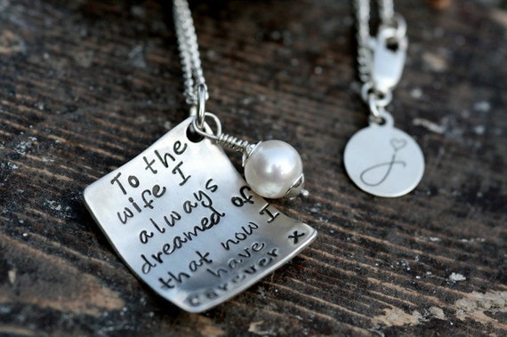 Personalised 'Love Letter' Necklace Sterling Silver by Joulberry