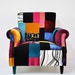 Reserved Listing for Darrah McCaulley: 2 custom armchairs & 2 additional solid fabric accent pillows