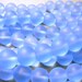 16 - 10MM Blue Frosted Beach Glass