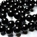 20 - 10MM Black Glass Pearls