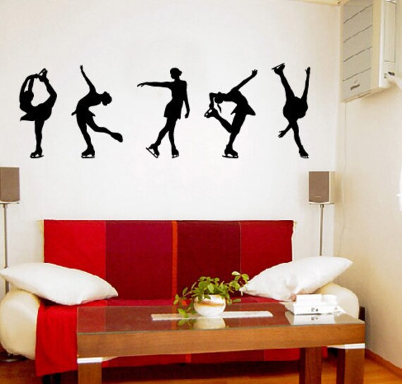 Figure Skating Vinyl Wall Art Decal