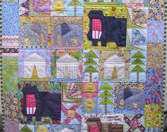 Safari Sunrise Quilt pattern by Trish Harper Designs