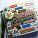 Explore Camping Nature-Adventure Chipboard Mini Album 6x6 Premade