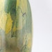Hand Blown Glass Vase - Woodland Series - Tall Oval Modern Minimalist - Earthy Green Beige - Sale - dreamt ateam oht
