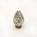Dragon Egg Fantasy - Duck Egg White Turquoise Spots - Decorative Glass Egg - Country Cottage Chic Birds Nest - dreamt ateam oht