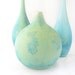 RESERVED - Blown Glass Vase - Surf & Sand - Beach Cottage Minimalist Decor - Ocean Sea Water Mint Seafoam Green Sale - dreamt ateam oht