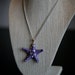 Shimmering Purple 'Sparklefish' Sea-Star Necklace