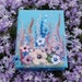 Embroidered flower Photo album for 100 photos