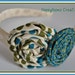 Double Rosette Headband -The Judith Collection...Back 2 School SALE- everything 5.00 dollars or less