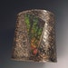 Rainbow Ammolite Antiqued Bronze Large Statement Cuff
