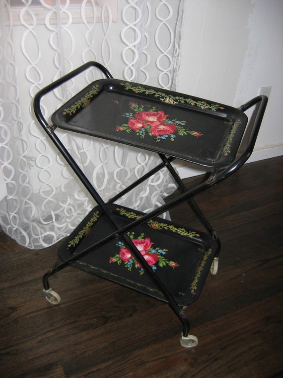 Vintage Metal Tv Tray 97