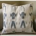 Extra Large Tribal Warriors Vintage Blanket Floor Pillow