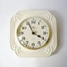 RESERVED for Ambrose - Vintage Ceramic Wall Clock from Junghans Made in Germany