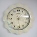RESERVED - Vintage Ceramic Wall Clock from Dugena Made in Germany