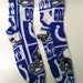 Men's Large Fleece Socks in Indianapolis Colts Print