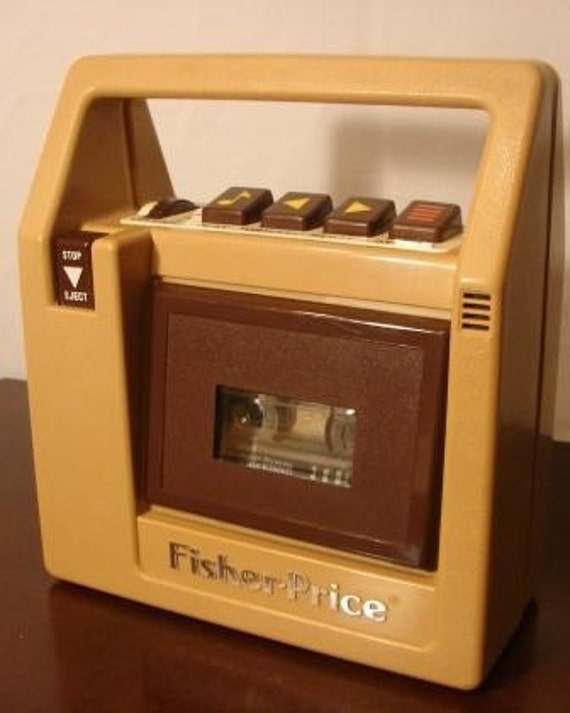 Vintage 1980's Fisher Price Cassette Tape Player