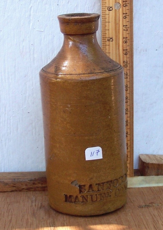 Old Ink Bottle Sanford Ink Company late midlate 1800's