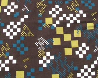 Cotton Fabric 1 1/2 Yard- Scandinavian Design- Professional Print- For Curtains, Roman Blinds, Pillow covers etc.