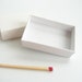 Do-It-Yourself Blank White Matchbox / Slide Box (1-1/4" x 2") Set of 6