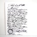 French Letter in Cursive Handwriting Stamp (Rubber Cling Mount Stamp) - Perfect for paper crafts, fabric, and more