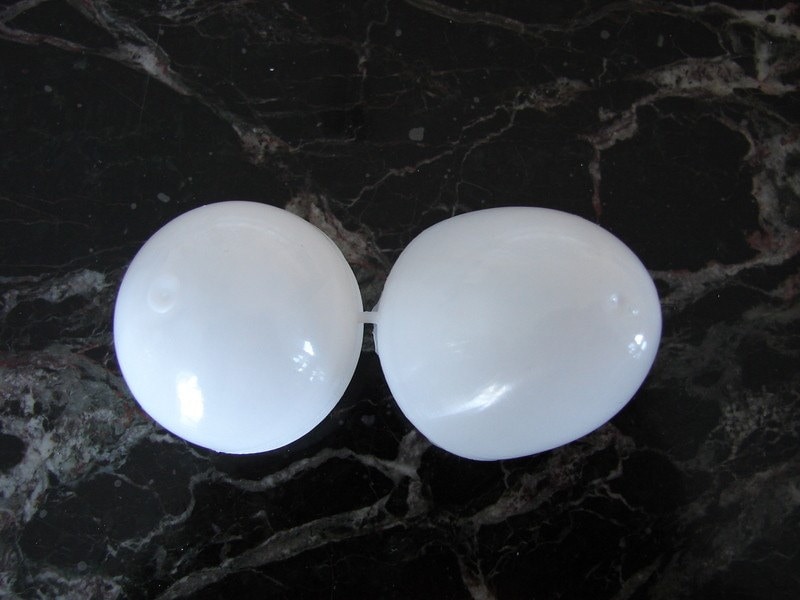 White Plastic Easter Eggs to Customize 1 dozen Easter Egg