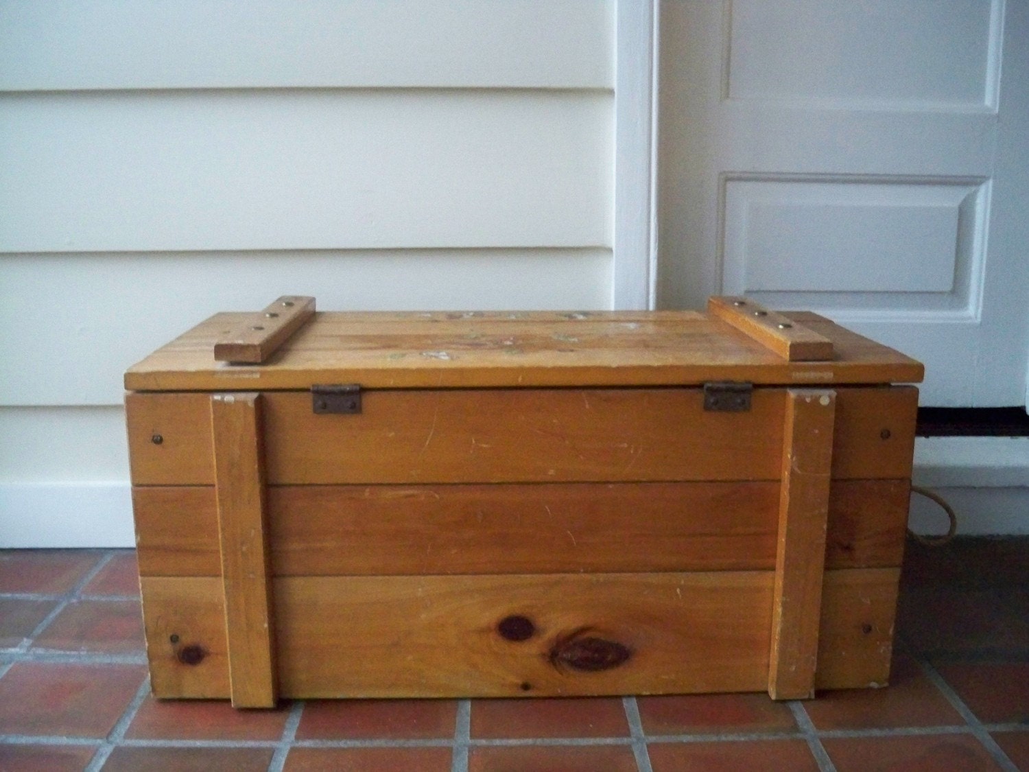 raw wood toy box