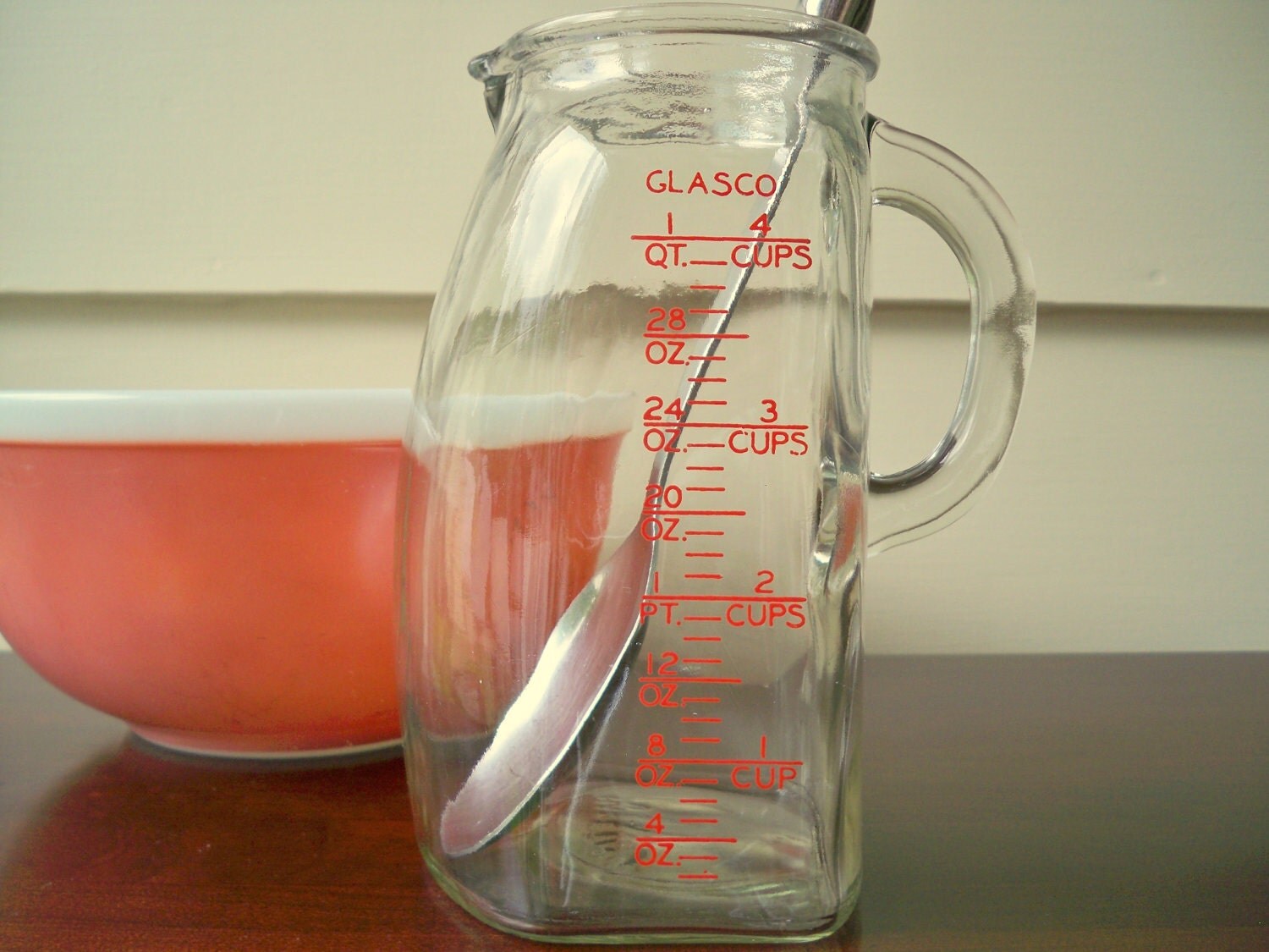 Vintage Glasco Measuring Pitcher With Handle My XXX Hot Girl