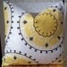Robert Allen Pillow Cover Yellow Medallion Pillow 16 18 20 00, 3-18m