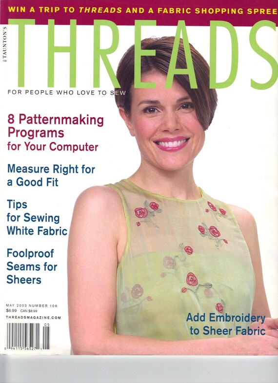 RESERVED FOR AILEEN Threads Magazine No. 106 April May 2003
