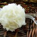 1 Shabby Chic Kissing Ball -Flower Girl Pomander -Wedding Decoration -Antique White Wedding -DIY Wedding Accessory -Church Aisle Decor