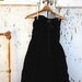 RESERVED for kate d cowgirl romantic dress Rustic strapless velvet dress Love dress Black Strapless Formal Party Dress Ranch Lace