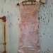 Summer Rustic ivory latte ecru tee sleeveless hand dyed shabby top Lace anthropologie like prairie girl appliqué cowgirl