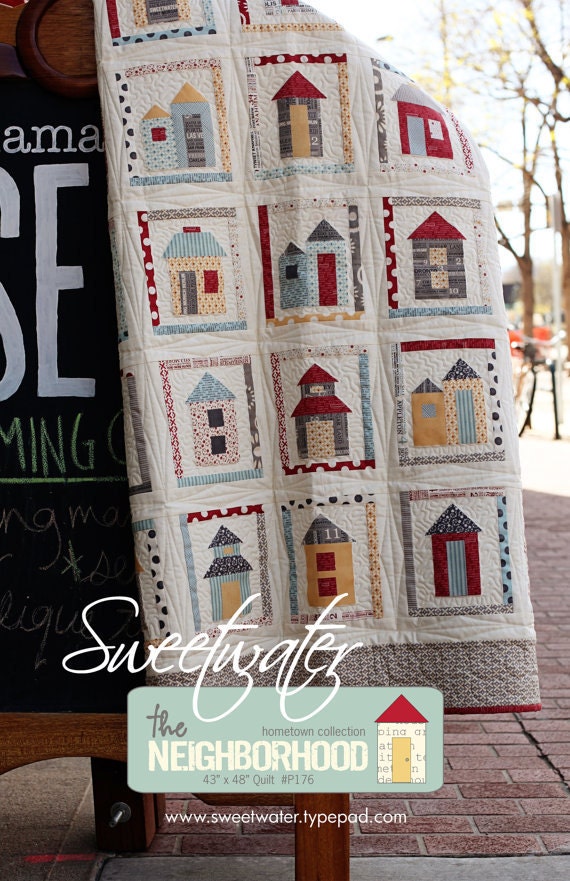 Sweetwater The Neighborhood Quilt Pattern by QuiltEssentials