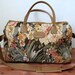 Vintage Adolfo Tapestry Weekender Luggage Large Beautiful