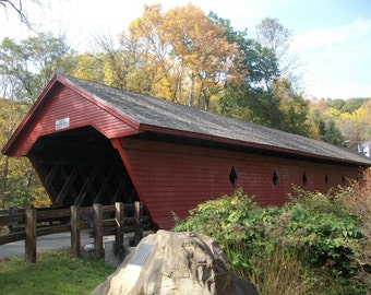 Covered Bridge, Newfield, N.Y. Fine Art Photography Print