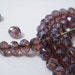 20 Czech Glass Beads Faceted Abacus Rondelle Bead Violet 6x4mm