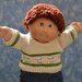 Cabbage Patch Clothes - Handmade for 16" Boy Dolls - Knit Sheep Sweater