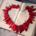 Chunky Red Coral Necklace