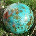 Garden Art by Anna- Garden Globe Aqua Color