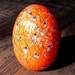 Garden Art by Anna- Garden Egg Neon Orange Color