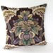 SALE!!! Ready to Ship!!! Designer Floral Purple Pillow Cover Fleur-De-Lis Pillow.